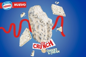 Helados Nestlé presenta su deliciosa paleta Crunch Cookies &amp; Cream