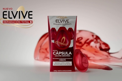 ¿Cabello dañado? Arréglalo con la nueva Elvive Cápsula Reparación Total 5