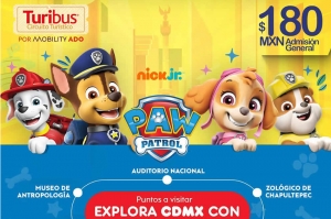 Todo lo que debes saber sobre el Turibus Explora CDMX con Paw Patrol