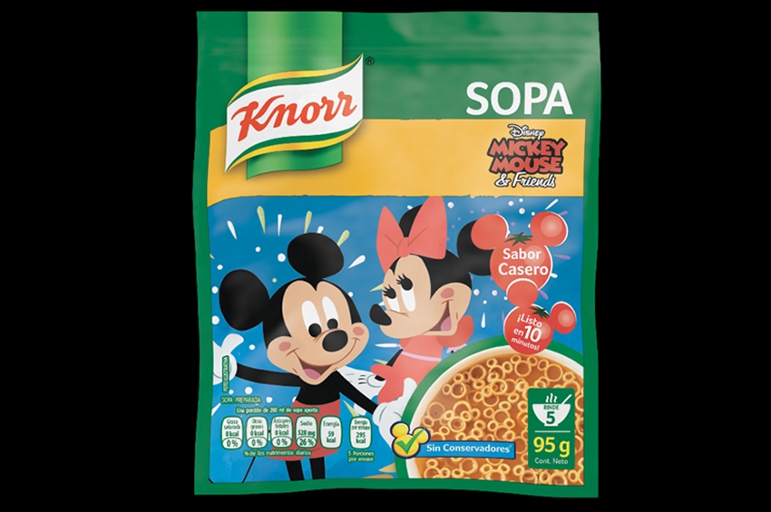 Knorr en Colaboración con Disney, se unen para hacer la comida más divertida