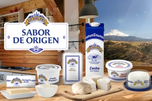 ¡Qué no falte en tu mesa la nueva línea de quesos, leche y crema de Los Volcanes!