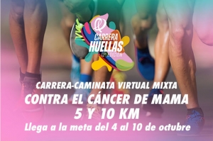 Participa en la carrera Huellas 2021 y apoya a las mujeres con cáncer de mama