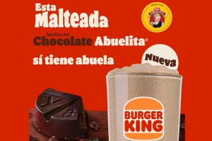 Burger King presenta su nueva Malteada hecha con Chocolate Abuelita