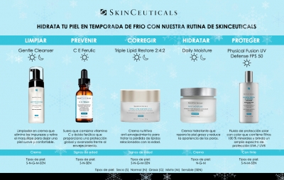 Hidrata tu piel esta temporada de frío con SkinCeuticals