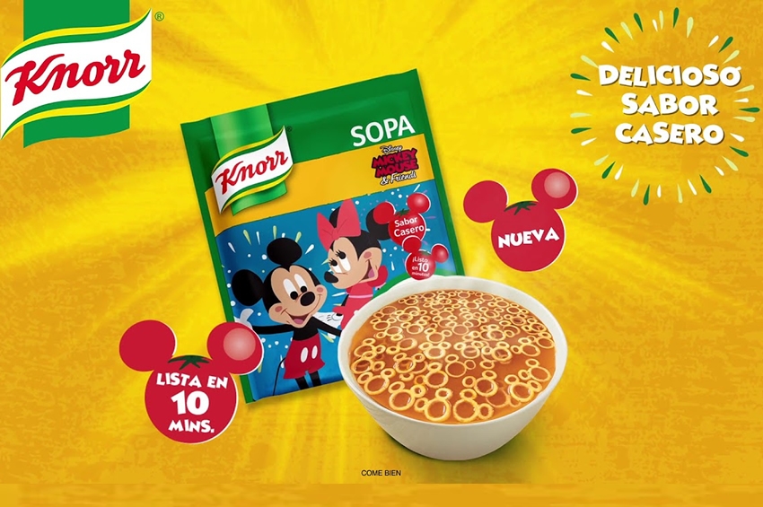 Trivia: Knorr y Mickey Mouse para hacer la hora de la comida más divertida