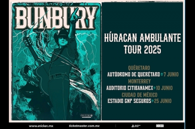 Enrique Bunbury regresa a México con su nueva gira