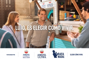 Amstel ULTRA lanza la campaña “Elegir cómo vivir” con la leyenda del tenis Rafael Nadal