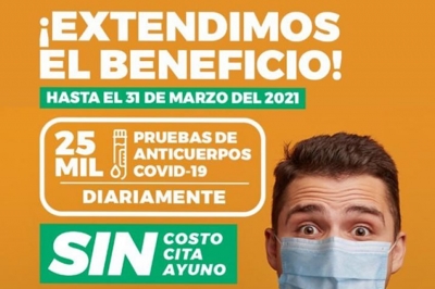 Otorga Salud Digna pruebas gratuitas de anticuerpos COVID-19 al público en general