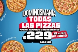 Domino’s Pizza pondrá todas sus pizzas a un precio irresistible por 10 días