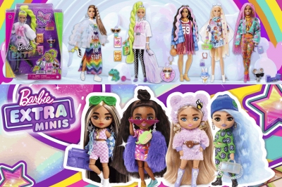 Barbie continúa inspirando la autoexpresión a través de la moda con nuevas muñecas que se unen a la colección “Barbie Extra”